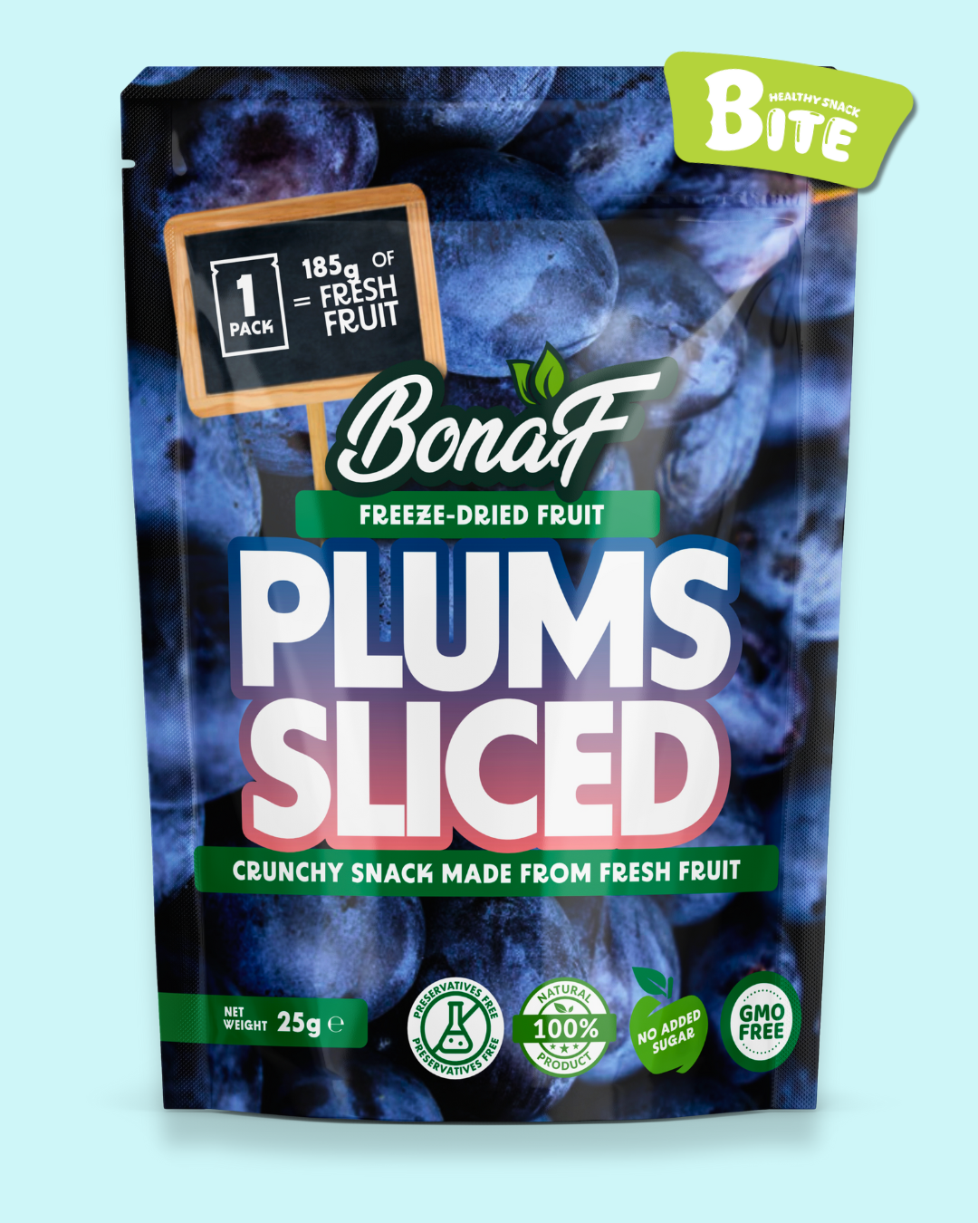 Freeze Dried Plum 25g â 100% Natural