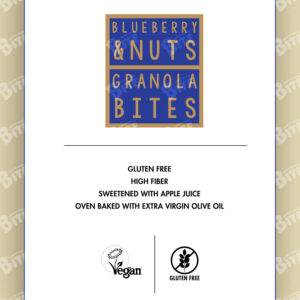 Blueberry & Nuts Granola Bites 40g