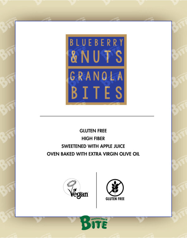 Blueberry & Nuts Granola Bites 40g