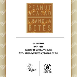 Peanut & Cacao Granola Bites 40g