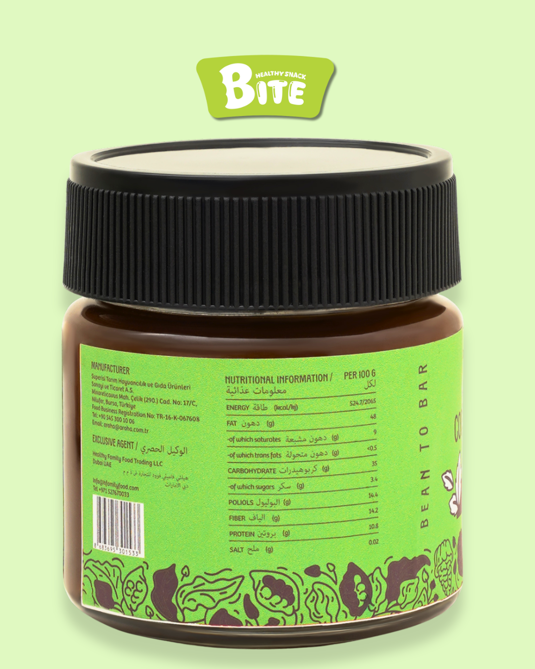 Cocoa Hazelnut Spread-Stevia - Image 2