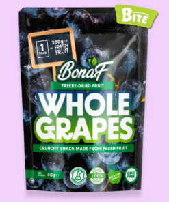 BONAF Freeze Dried Grape 40g (seedless), 100% Natural