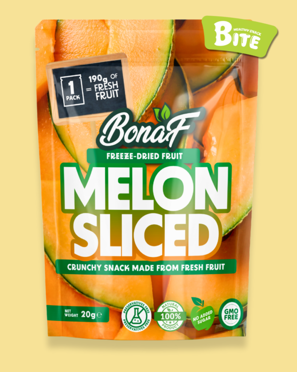 Freeze Dried Melon 20g - Naturally Sweet