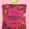 Strawberries coated with milk chocolate-Honey