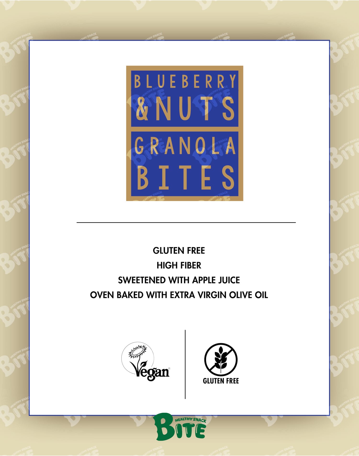 Blueberry & Nuts Granola Bites 40g - 100% Natural - Image 7