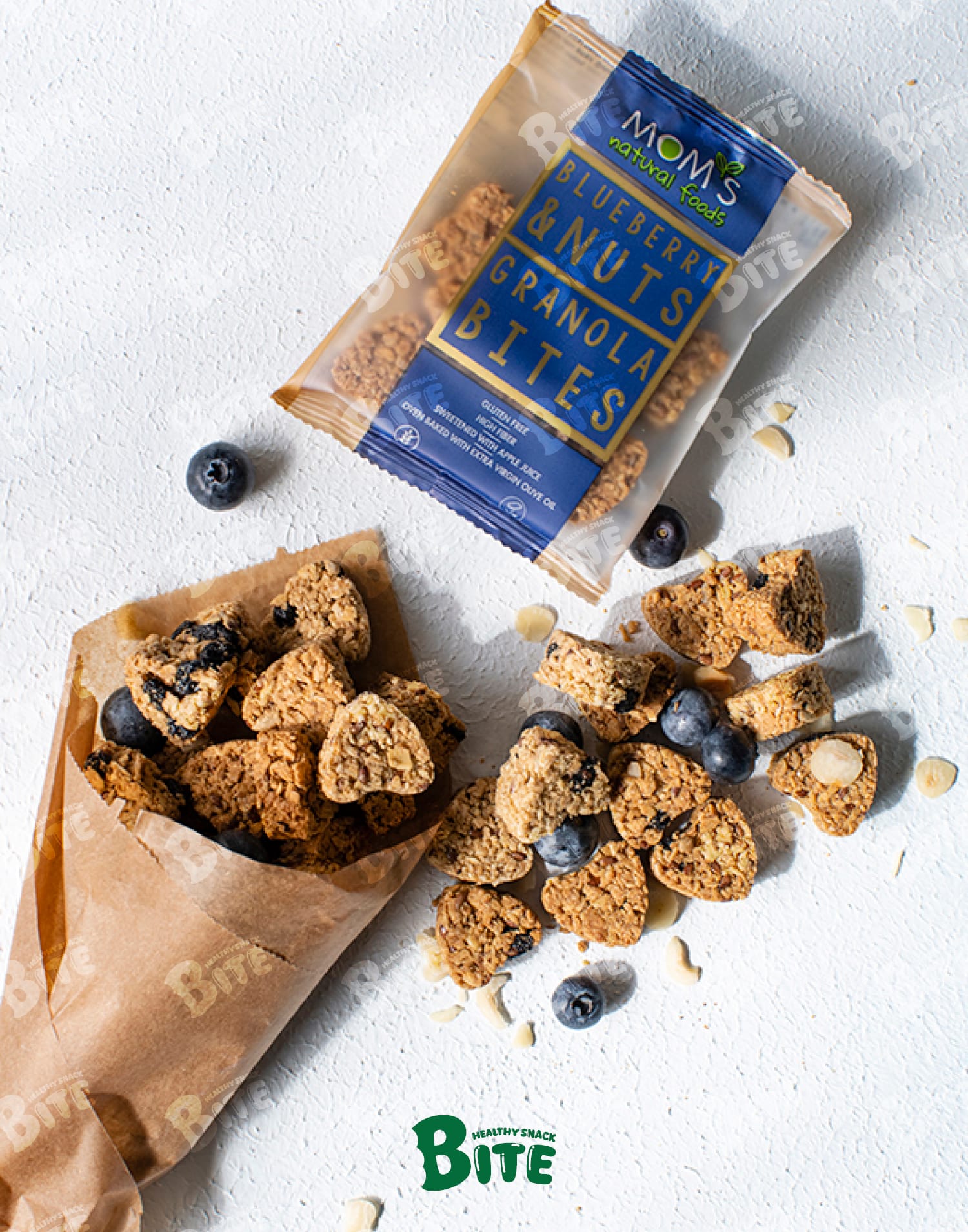 Blueberry & Nuts Granola Bites 40g - 100% Natural - Image 6