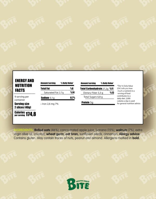 Banana & Walnut Granola 360g - 100% Natural - Image 4