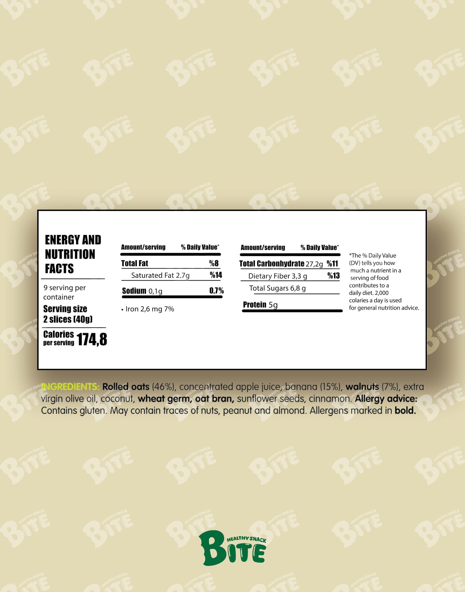 Banana & Walnut Granola 360g - 100% Natural - Image 4