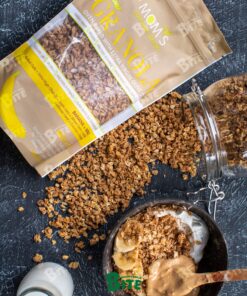 Banana & Walnut Granola 360g - 100% Natural - Image 3