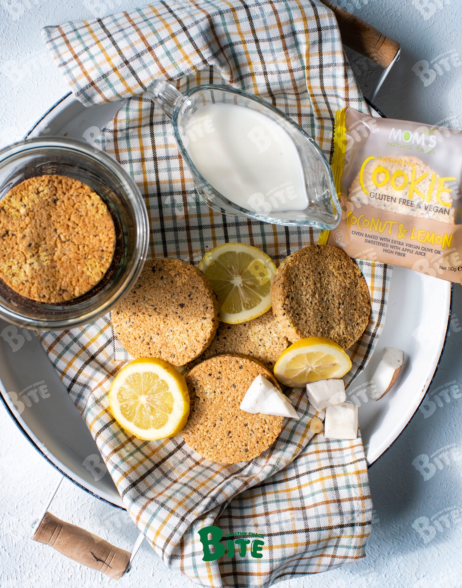 Coconut & Lemon Cookie 50g - 100% Natural - Image 8