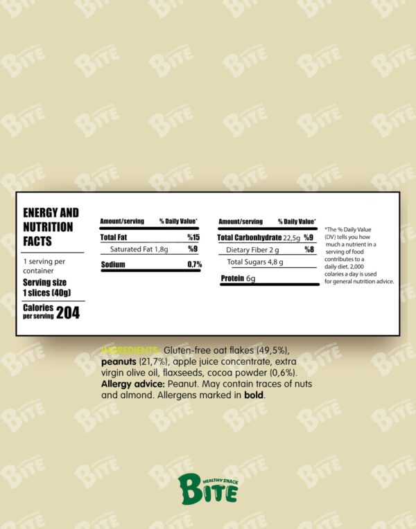 Peanut & Cacao Granola Bites 40g - 100% Natural - Image 6