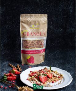 Strawberry Granola 360g - 100% Natural - Image 3