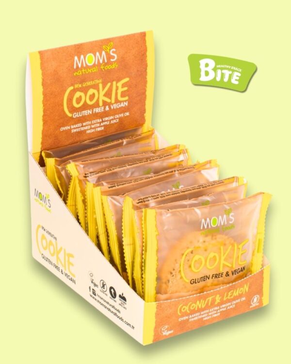 Coconut & Lemon Cookie 50g - 100% Natural - Image 2