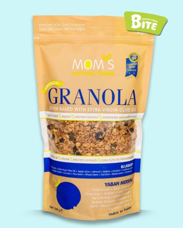 Blueberry Granola 360g - 100% Natural