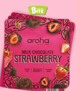 Strawberries coated with milk chocolate-Honey 40g - Image 2