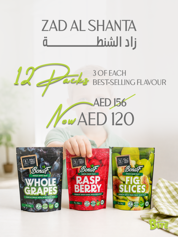 Zad Al Shanta: 12 Healthy Lunchbox Snacks | UAE Delivery