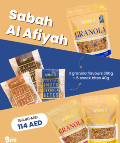 Sabah Al Afiyah Bundle: 9 Mom's Granola Snacks | 114 AED