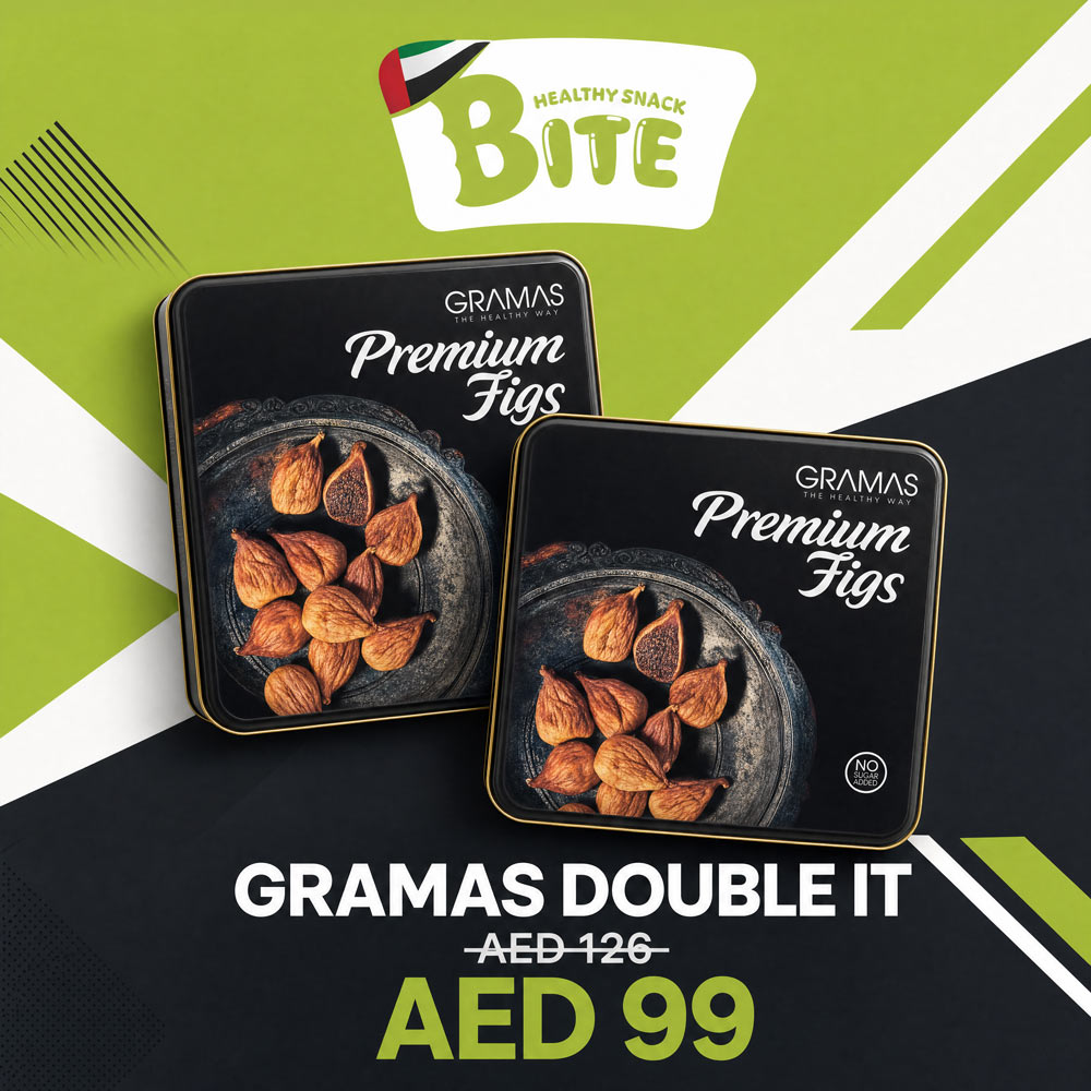 Gramas Double It: 2 Premium Fig Tins | Just 99 AED