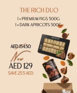 The Rich Duo: Premium Figs & Dark Apricots Bundle